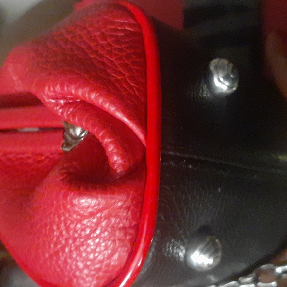 BRIGHTON CROSSBODY KISSLOCK LOVE LEATHER BAG NWOT - Picture 7 of 9